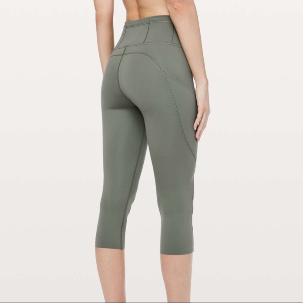 Lululemon Fast and Free 19 inch crop